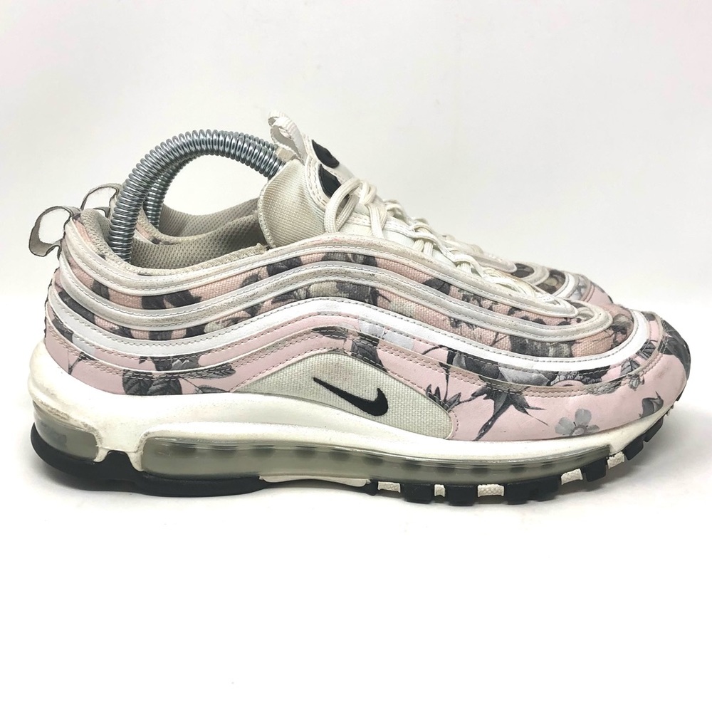 Nike Air Max 97 Pale Pink Floral White Womens 9